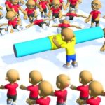 Push the Crazy Crowd : Stickman Clash 3D